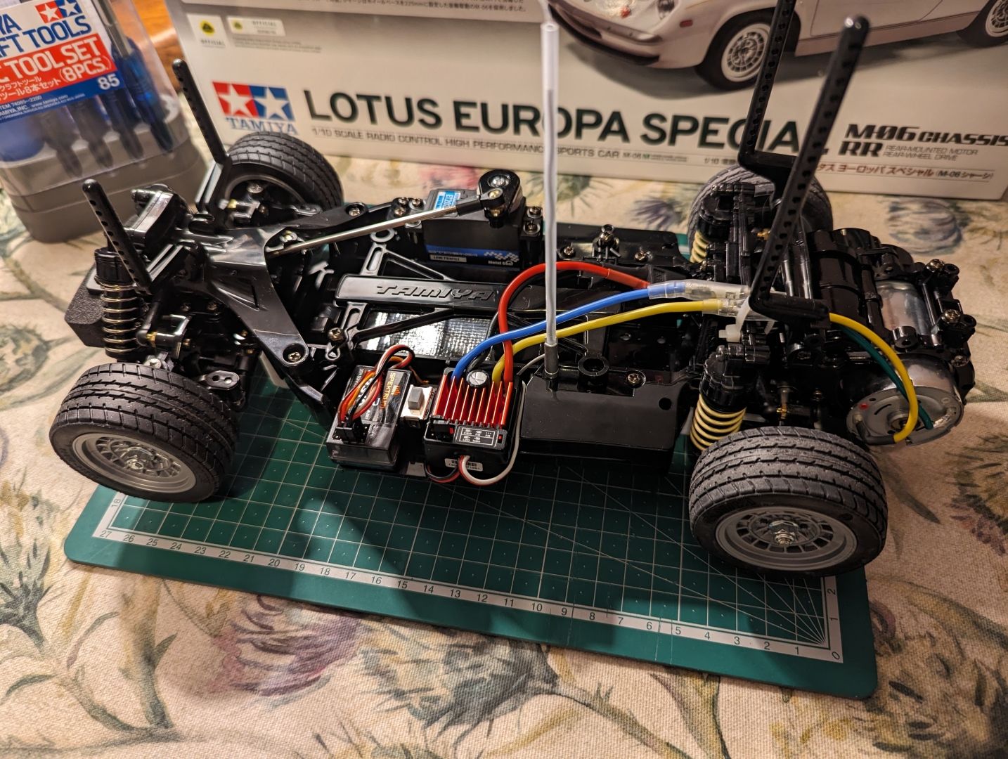 Complete Tamiya M06 chassis.