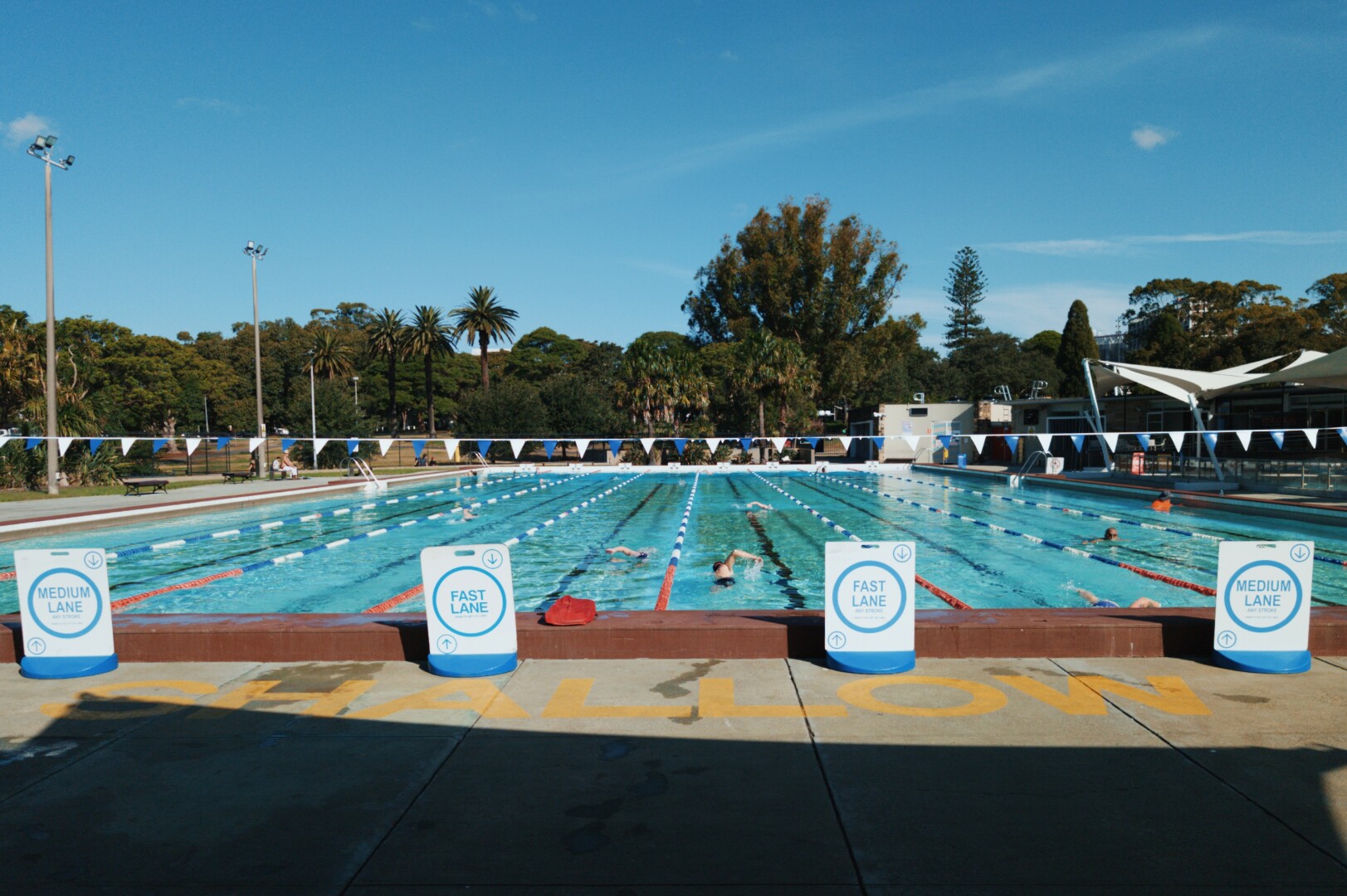 Victoria Park swimming pool in Sydney