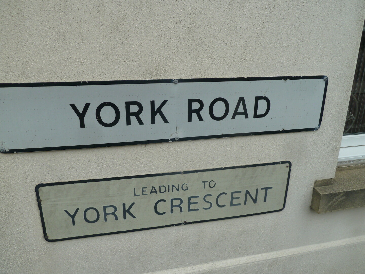 York Road Sign