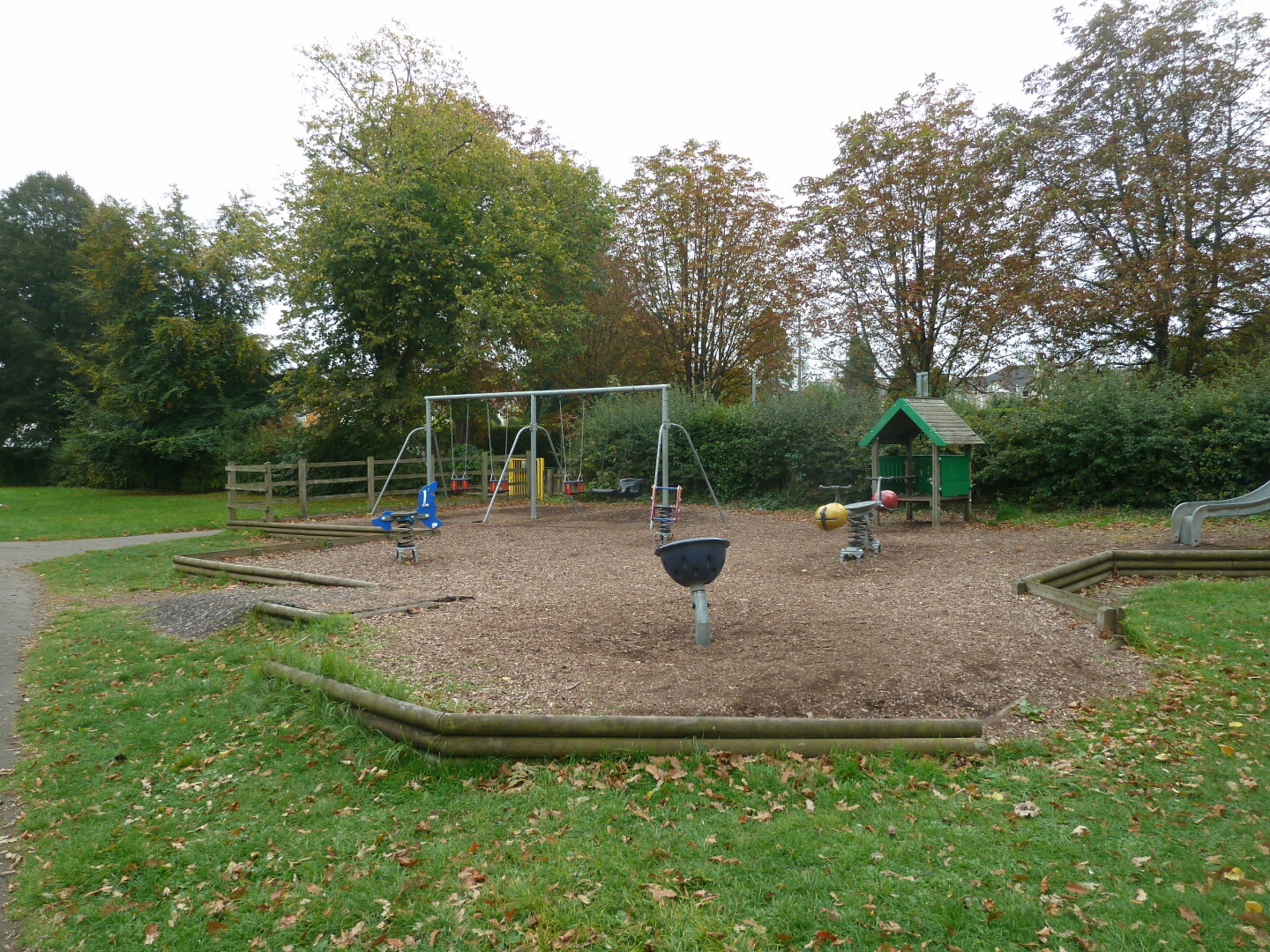 Play area in side Cary Park