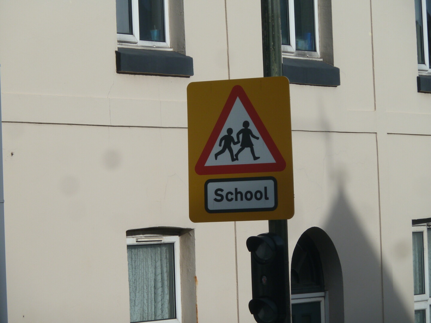 School sign