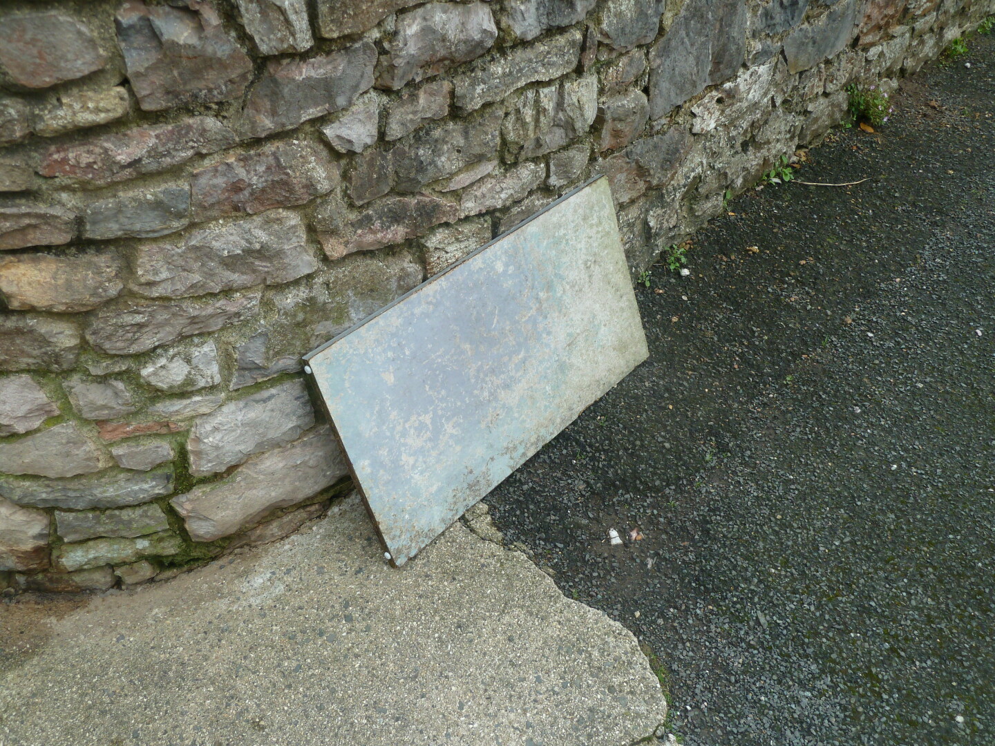 Random item on the floor,  looks like a square piece of material.