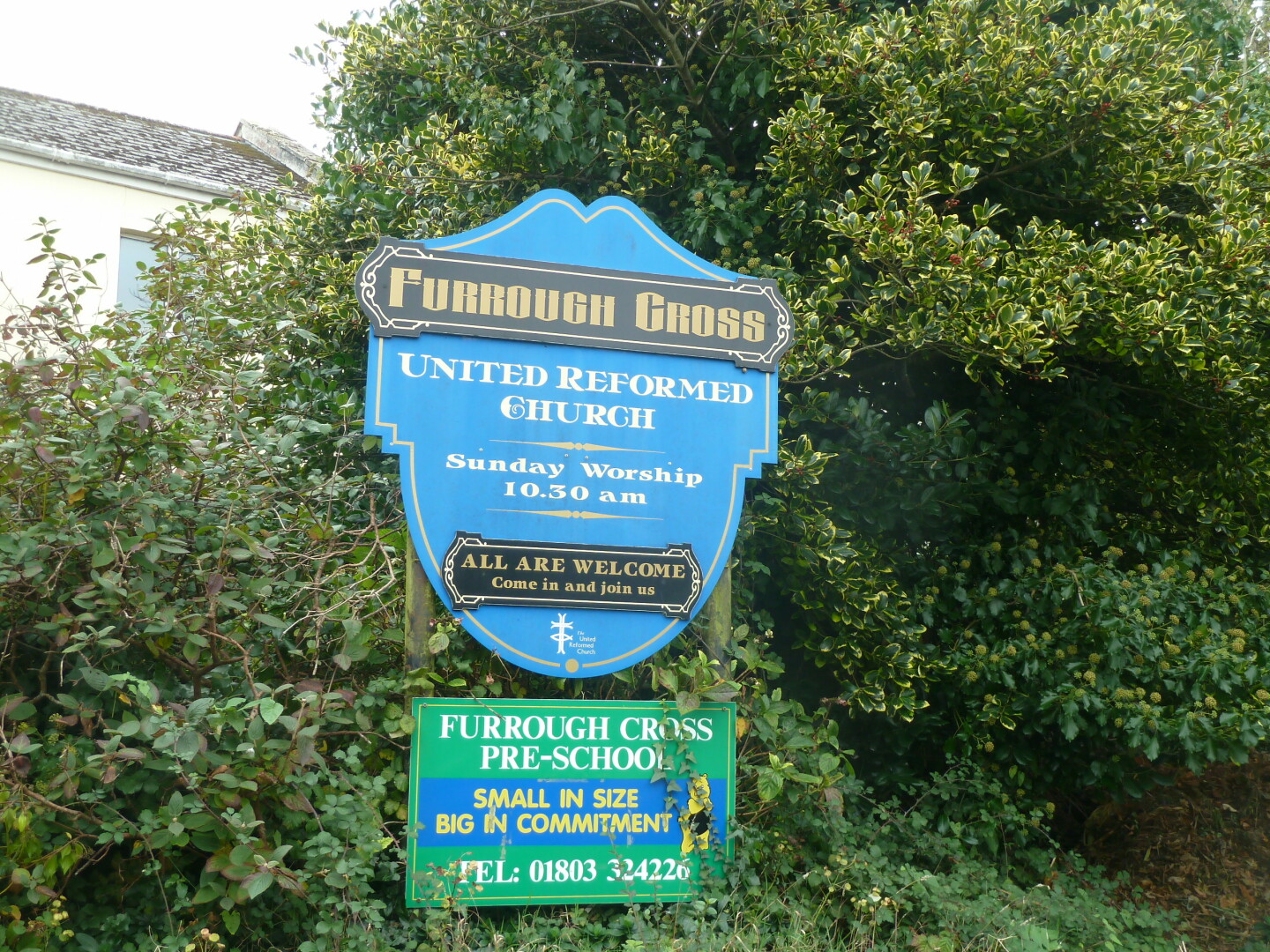 Sign by United Reform Church