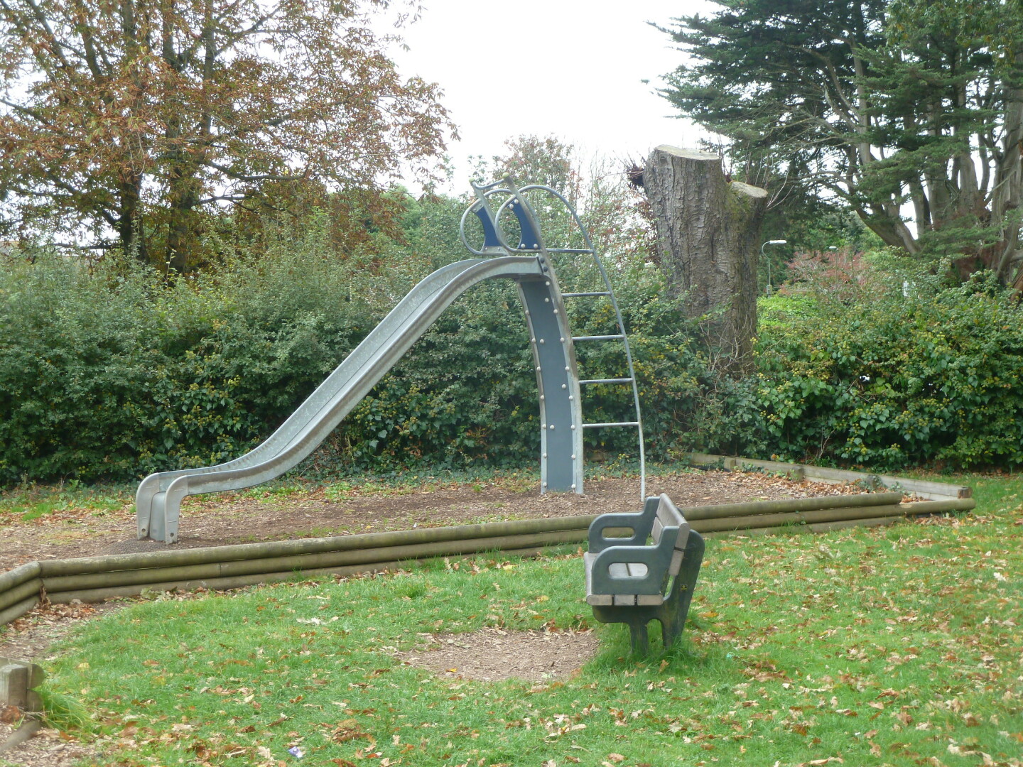 Play area in side Cary Park - Swings