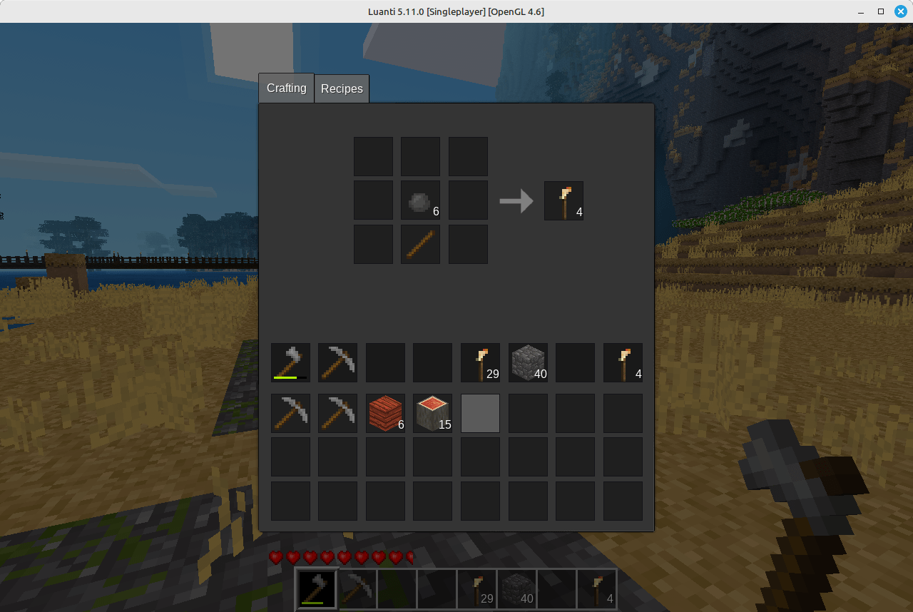 Crafting torch 2