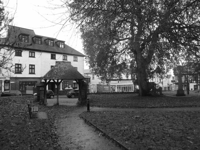 Photo of the C of E Churchyard in St. Marychurch, Torquay  Looking towards the Entrance gateway
