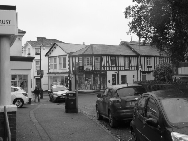 Looking down St Marychurch high street.