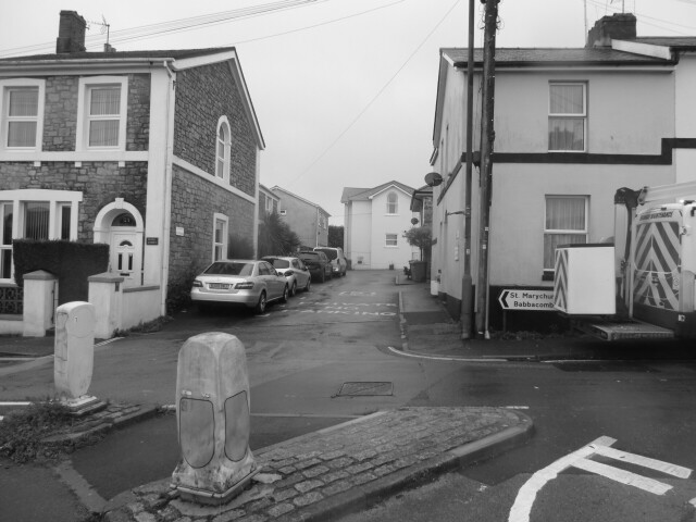 Side street off Petit Tor mews