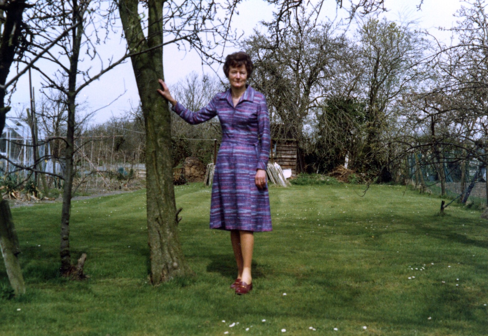 #OnThisDay 40 years ago, 29 April 1986, and Mary is in the garden.

#JackAndMaryArchive #garden #tre…