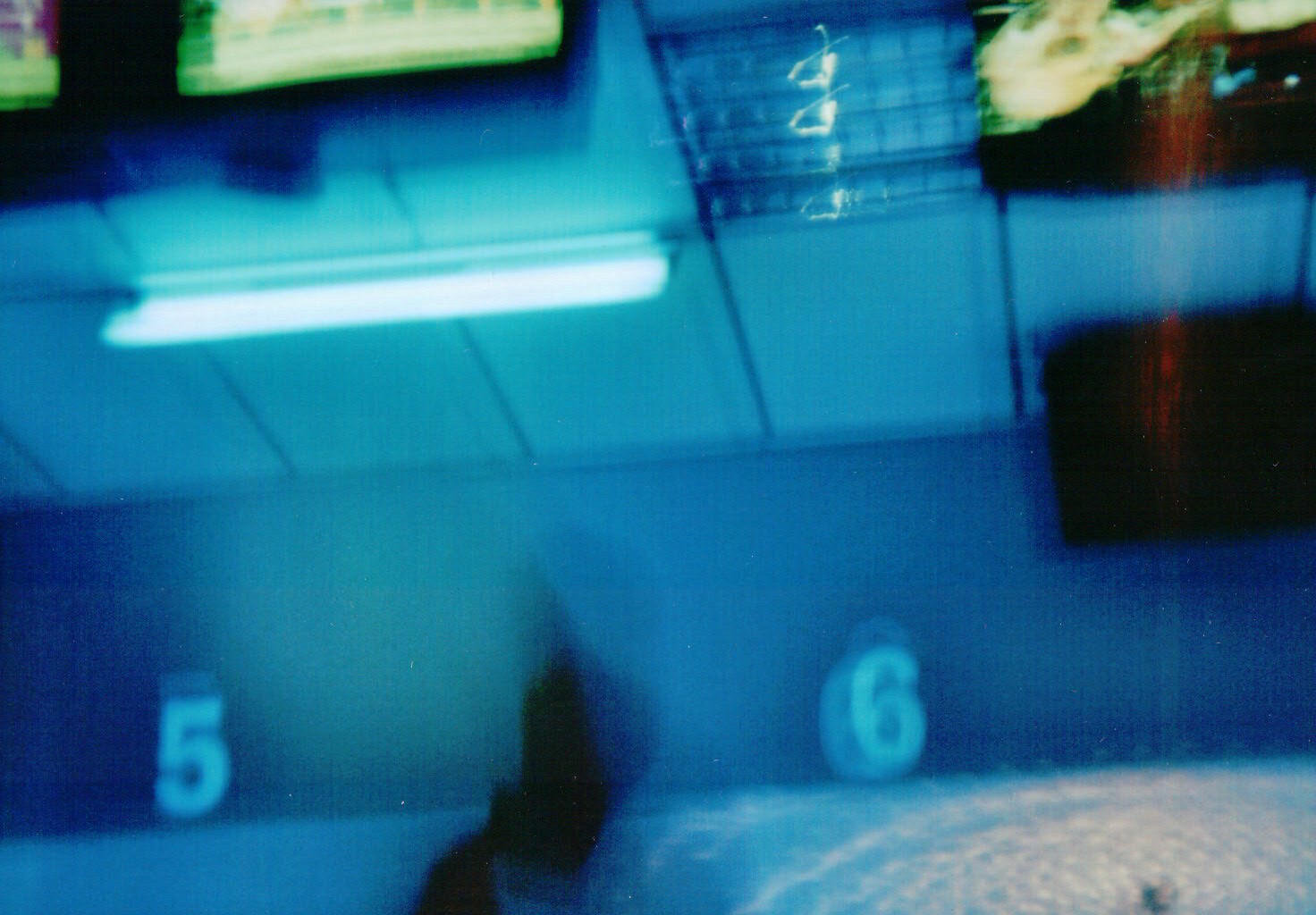 a blurred moment in blue #lomography #filmisnotdead #blue